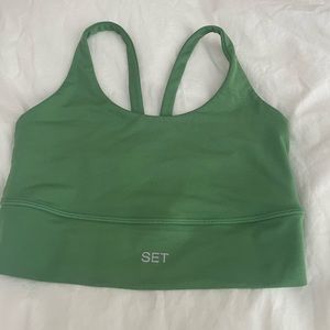 Set Active green Luxform sports bra